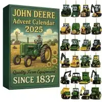 Pendentif tracteur d'avion 2D, calendrier de l'avent, cadeau de noël