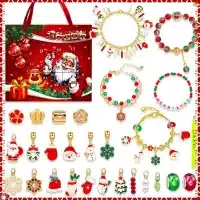 Nouveau calendrier de l'avent de Noël de 24 jours, bijoux