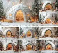 Toile de fond de Noël, arrière-plan de photographie