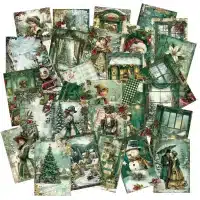 Cartes de Noël Vintage, 30 pièces