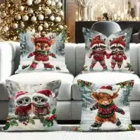 Taies d'oreiller de Noël, housses de coussins