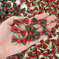 30pc Noeud papillon de Noël en ruban